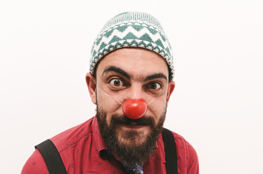 Dr. Aziz Abu Al Jarayed, a healthcare clown
