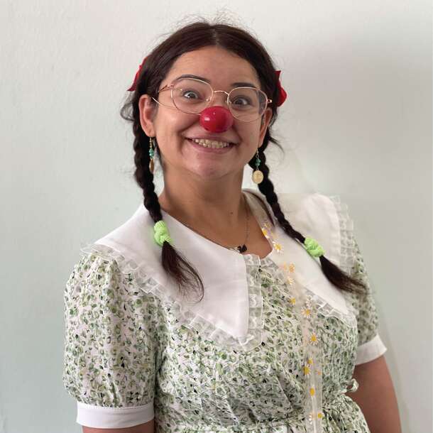 Dr. Tufaha Al Lamaha, a healthcare clown