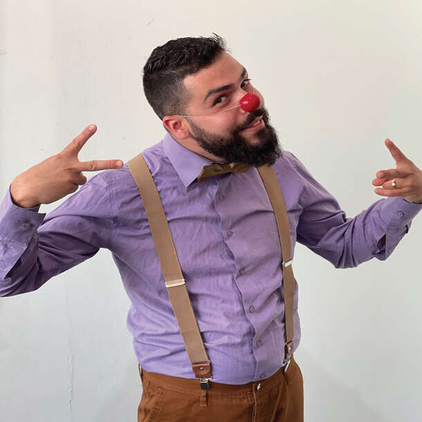 Dr. Marzouq Al Maznouq, a healthcare clown