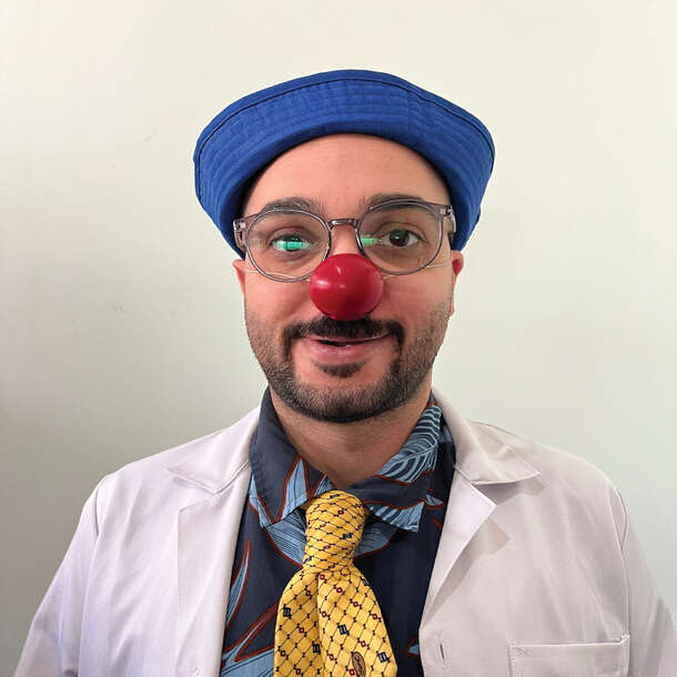 Dr. Waseem, a healthcare clown